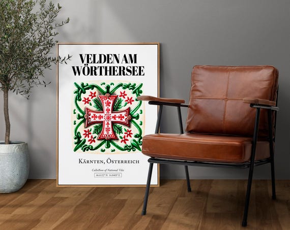 Velden Am Wörthersee, Austria Travel Poster