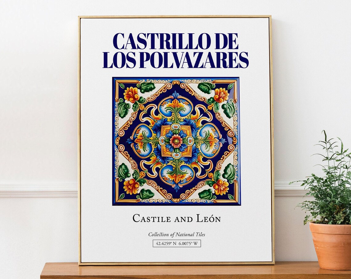 Castrillo De Los Polvazares Spain Travel Poster