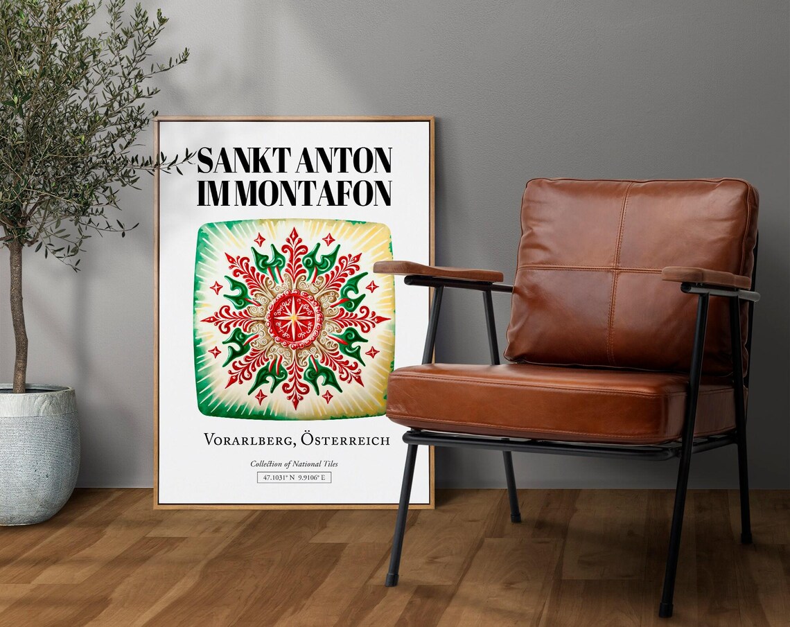 Sankt Anton Im Montafon Travel Poster, Austria