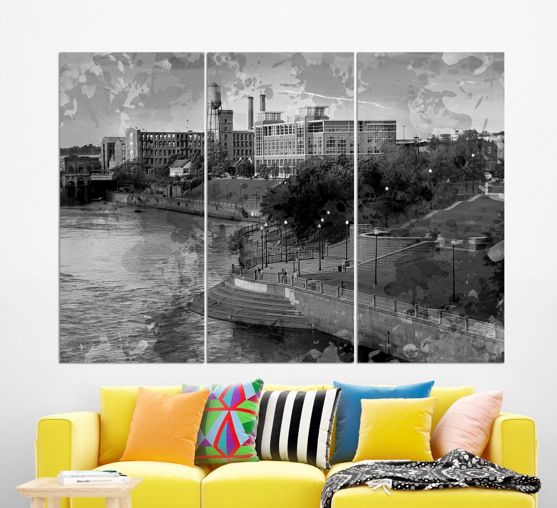 Columbus, Georgia Skyline Travel Poster, City View - Image 2