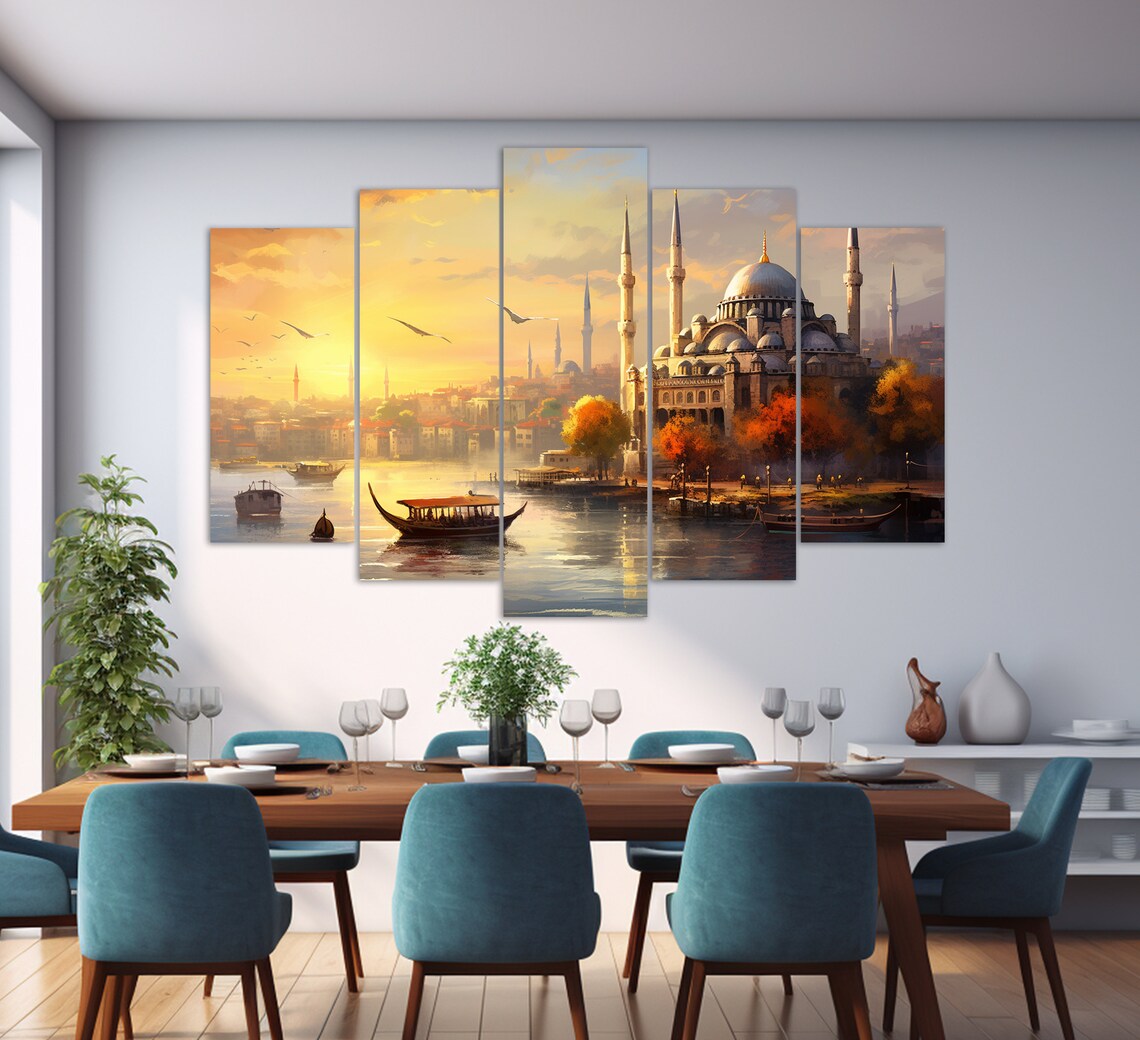 Istanbul Blue Mosque Art Print, Sultan Ahmet Camii - Image 2