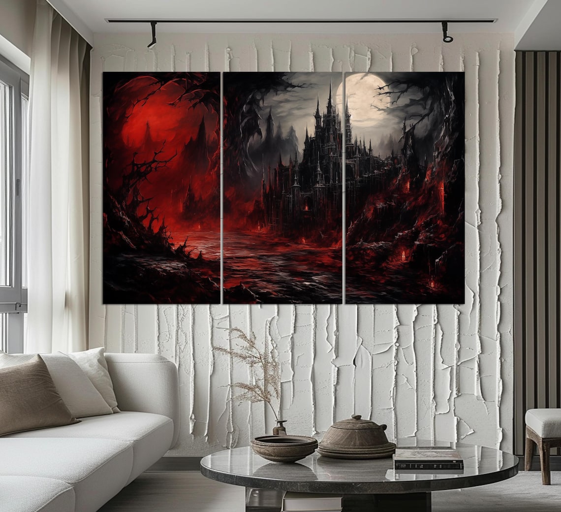 Dracula's Castle, Bran Castle Gothic Art Print - Image 3
