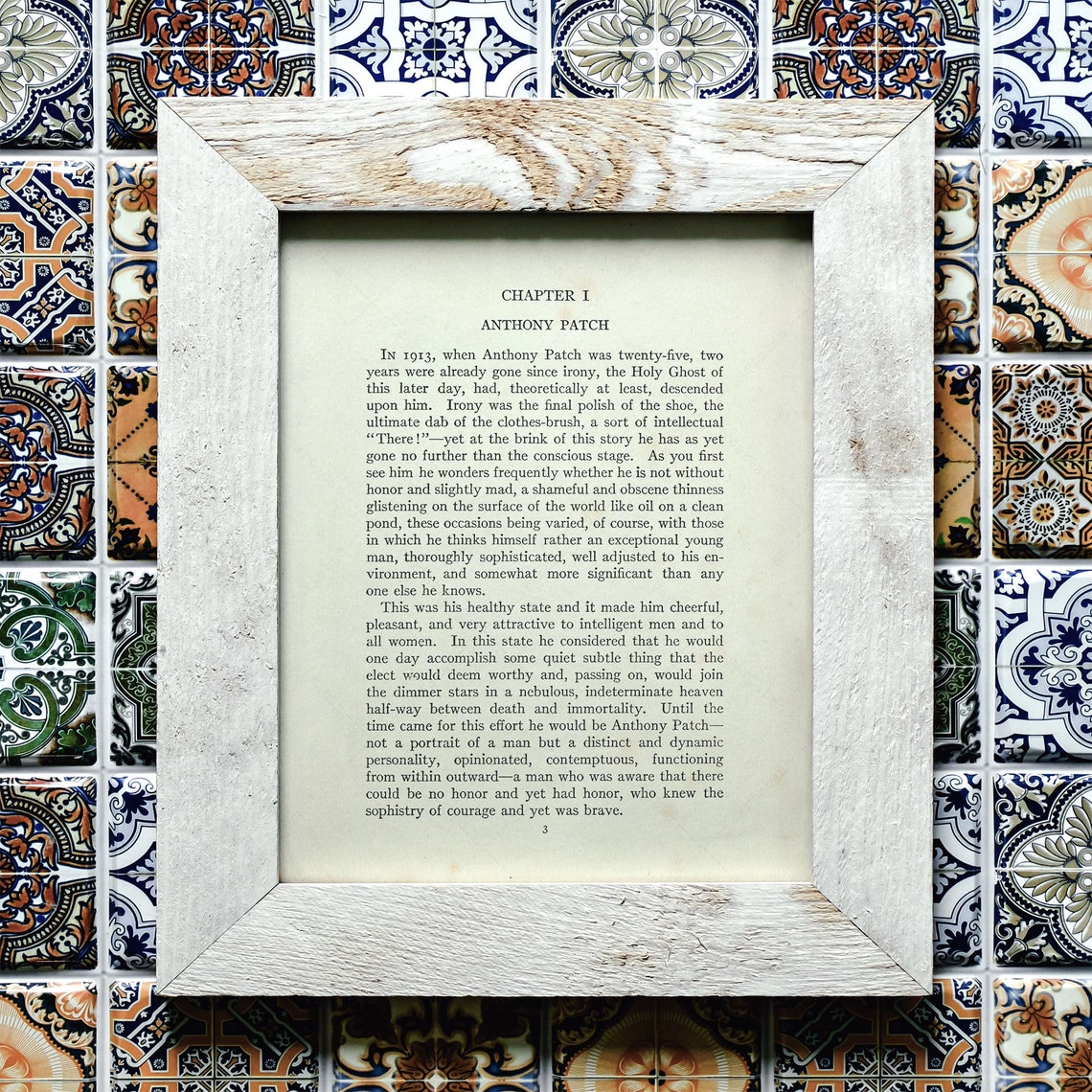 F Scott Fitzgerald The Beautiful And Damned First Page Art Print - Image 4