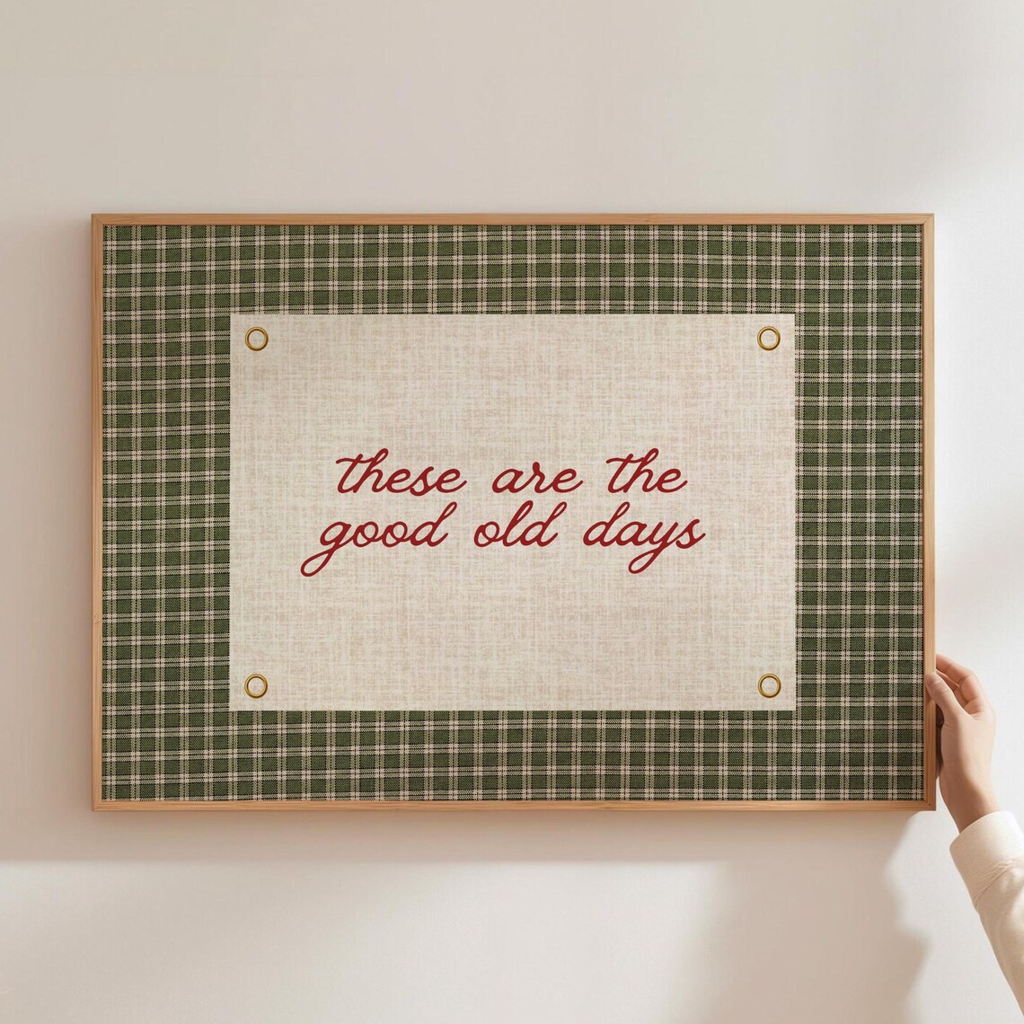 These Are The Good Old Days Family Wall Art Print