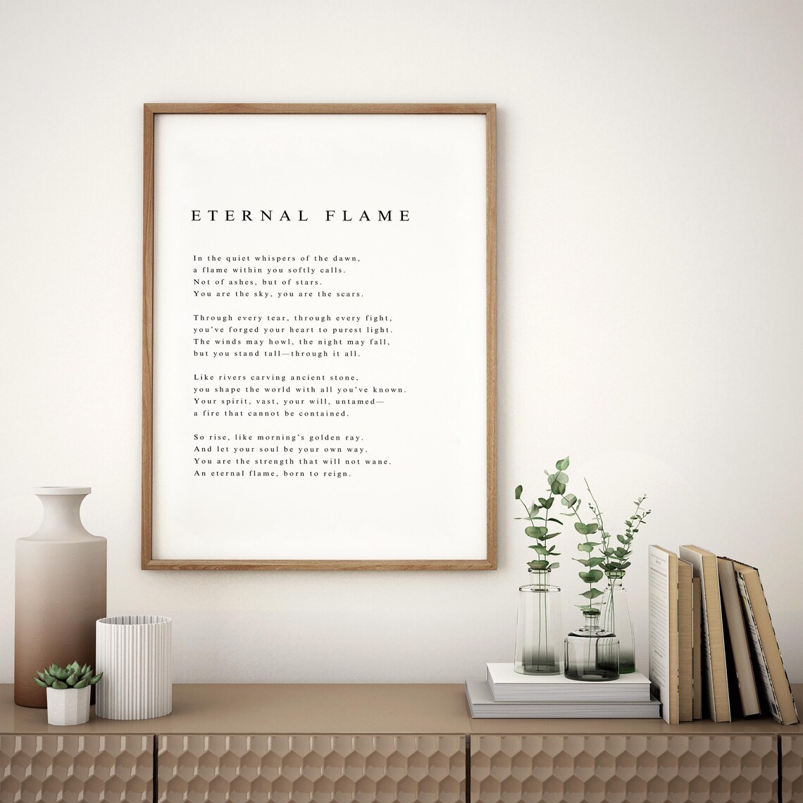 Eternal Flame Poem, Therapy Meditation Motivation