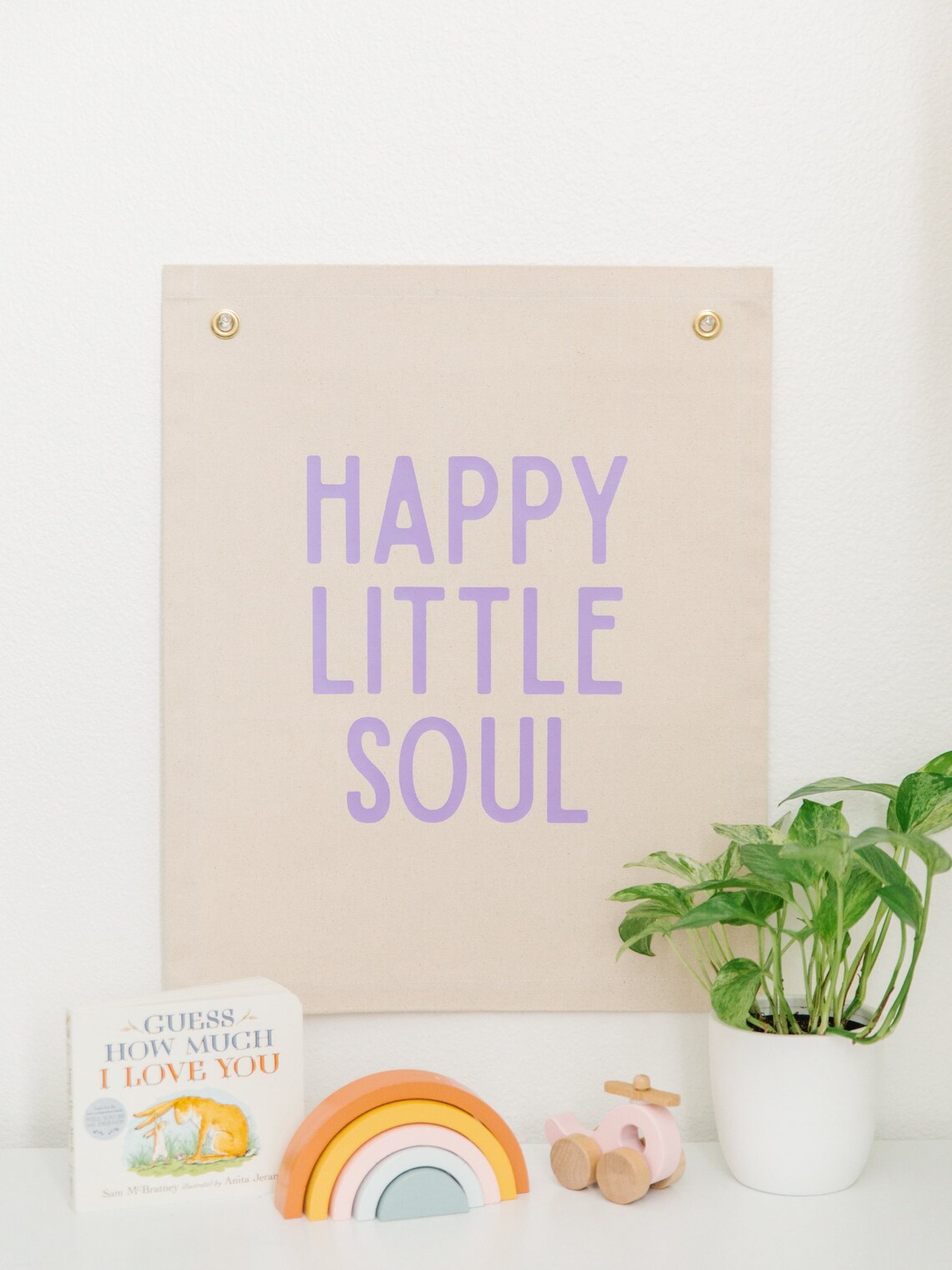 Happy Little Soul Boho Nursery Wall Art Print - Image 3