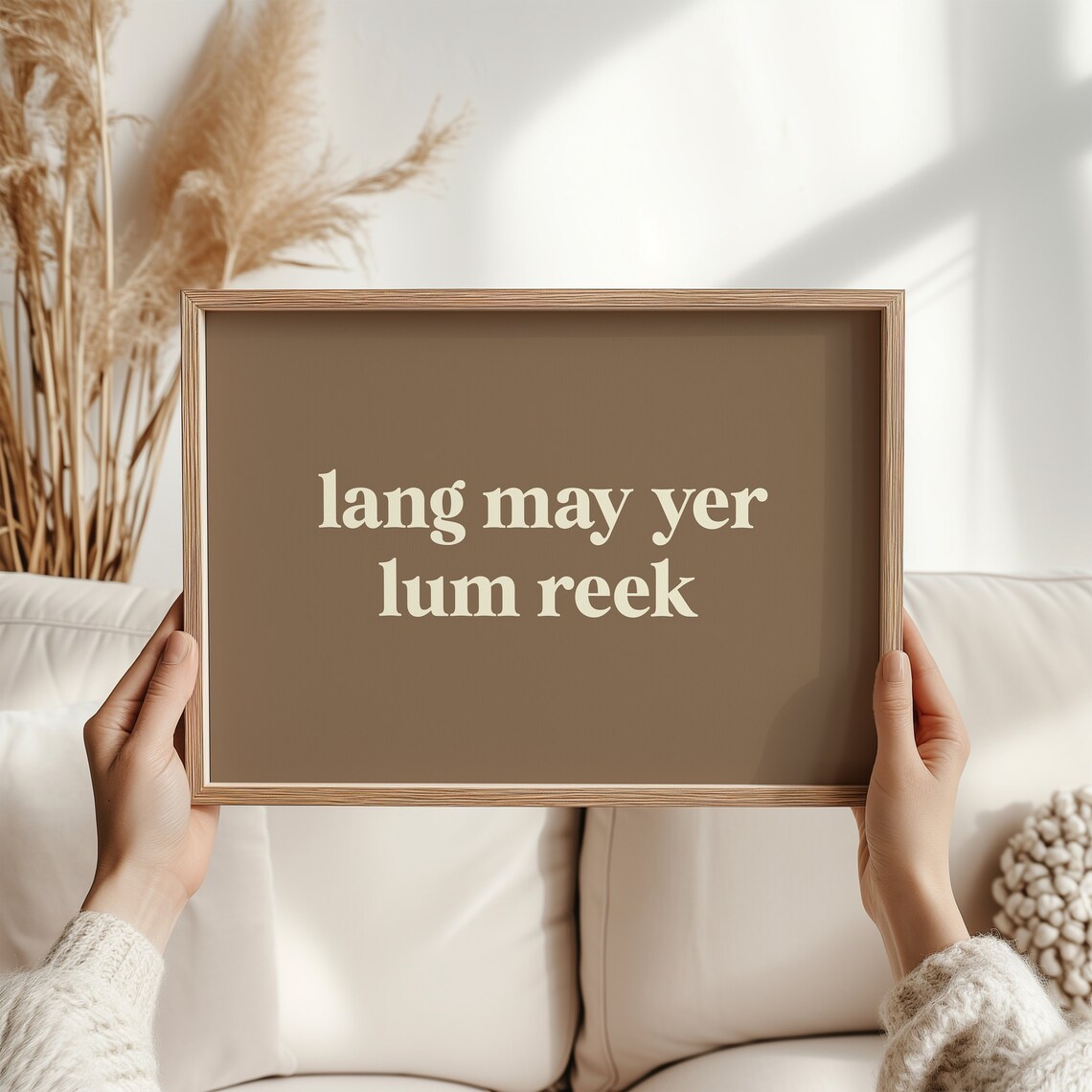 Scottish Lang May Yer Lum Reek Poster Print
