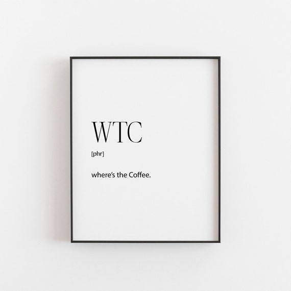 Coffee Print Wall Art For Kitchen Decor Inspiration Gifts Him And Her Modern Minimalist Artwork Scandinavian Themed