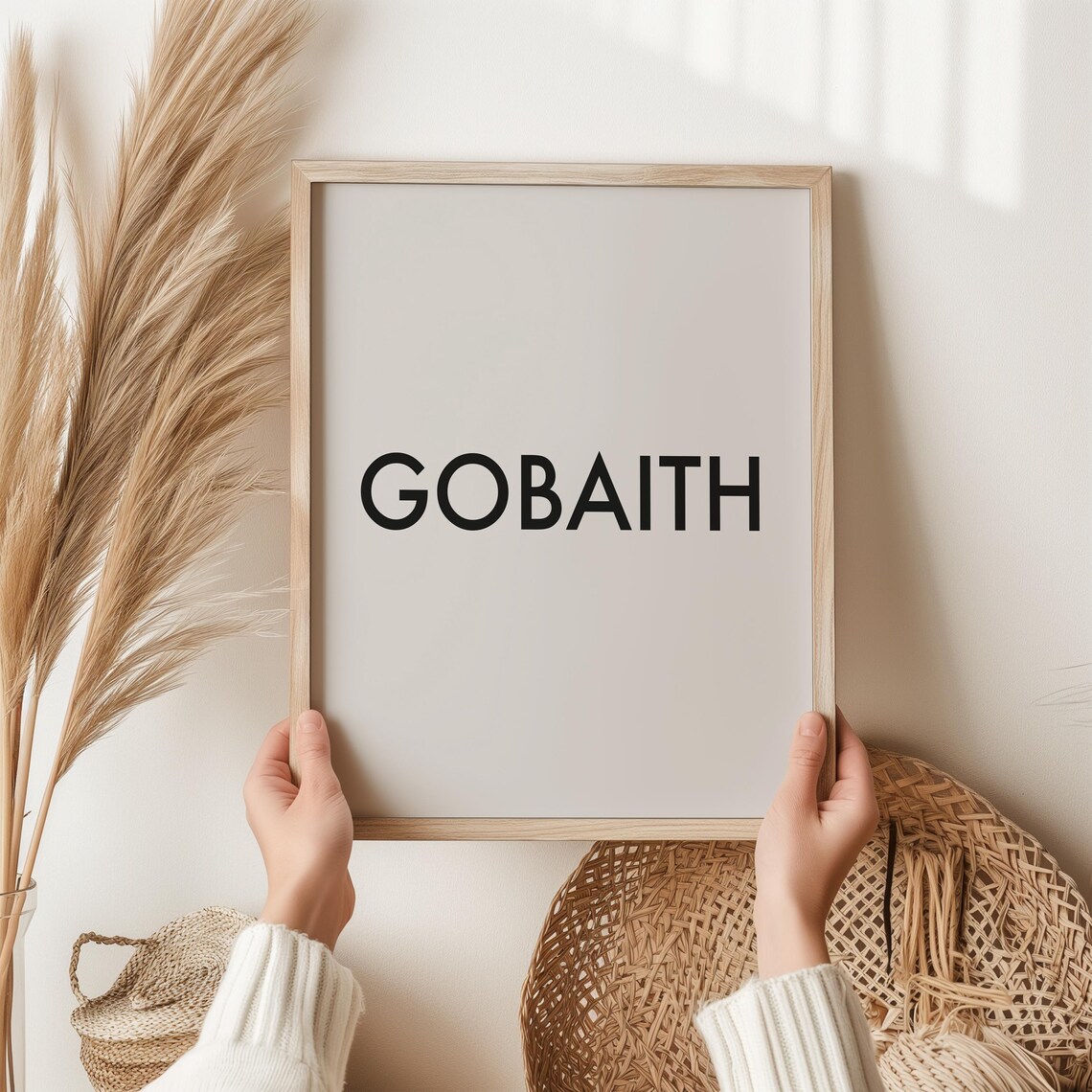 Gobaith Print, Welsh Hope Minimalist Poster