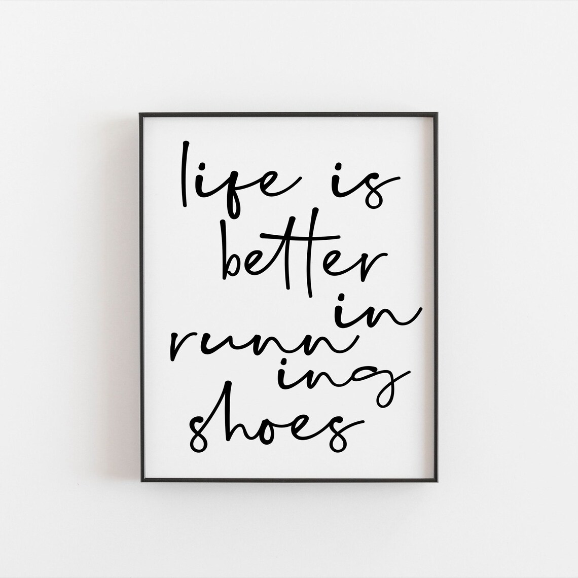Runner Mom Motivation Art Print, Running Gift