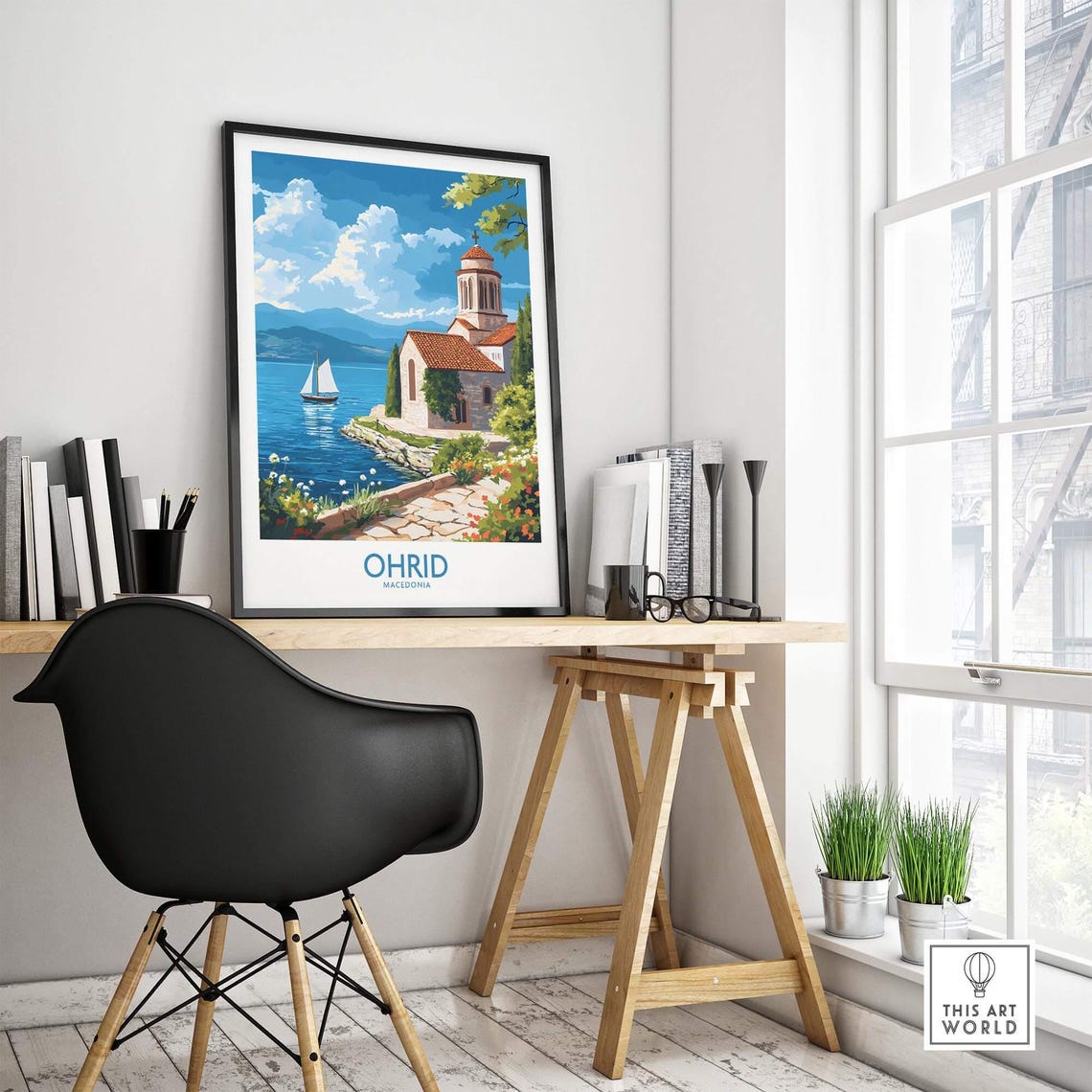 Ohrid, Macedonia Travel Poster - Image 4