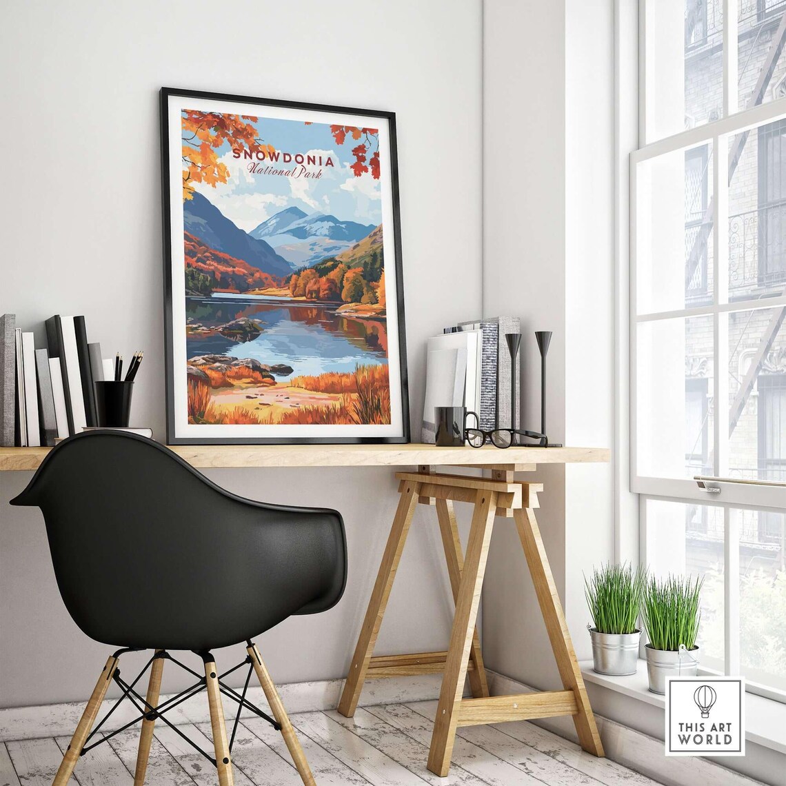 Snowdonia National Park Wales - Travel Poster - Image 4