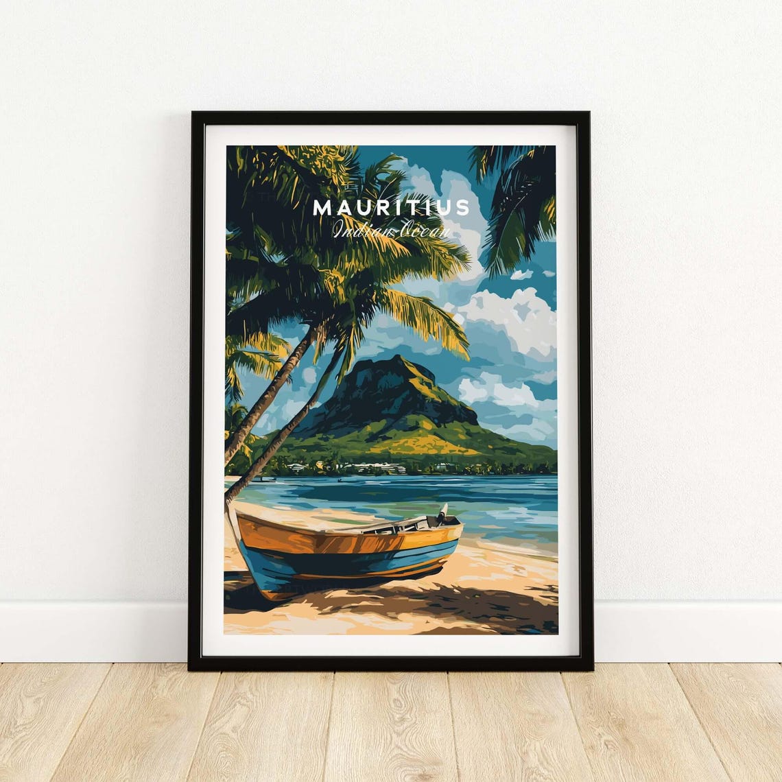 Mauritius Beach, Tropical Island Poster