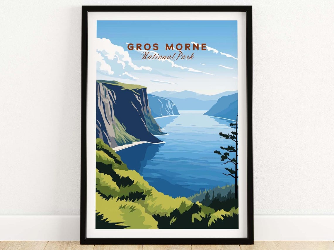 Gros Morne National Park Fjord Cliffs Coastal Wilderness Poster