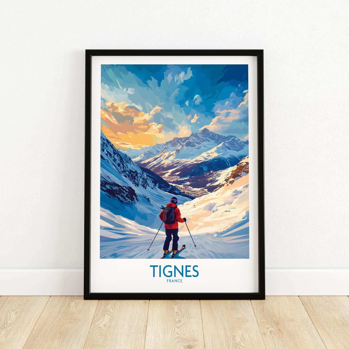 Tignes Ski Resort, Winter Sports Artwork - Image 5