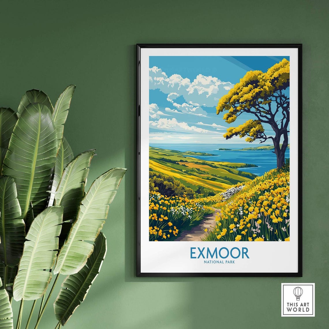 Exmoor National Park - Vintage Travel Poster - Image 2