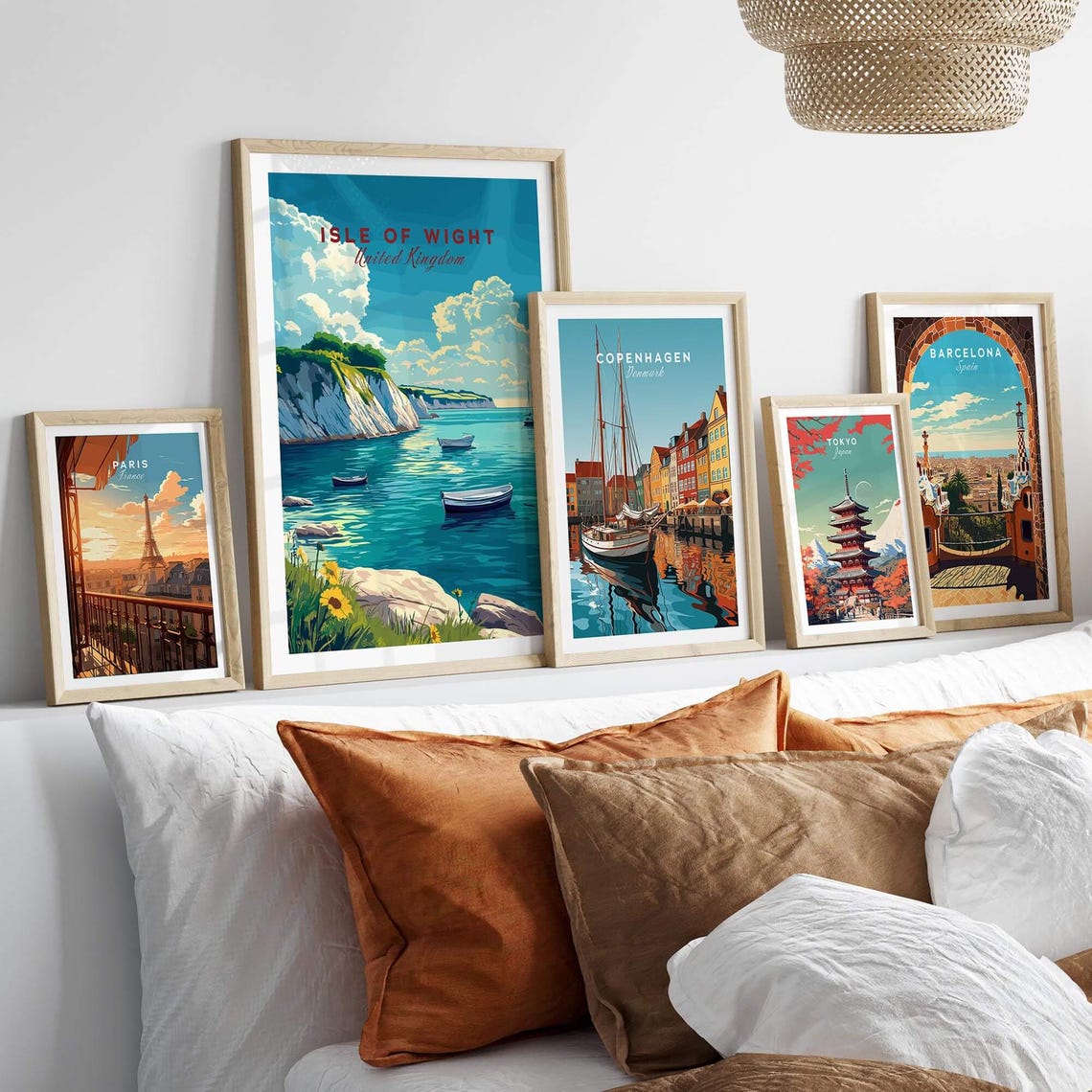 Isle Of Wight Travel Poster, Wall Decor Illustration - Image 3