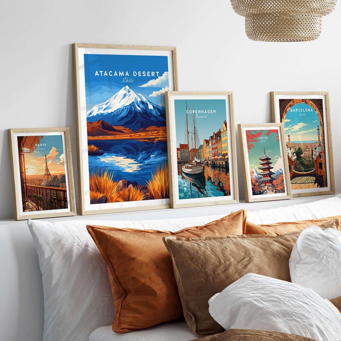 Atacama Desert Travel Poster, Chile Landscape - Image 3