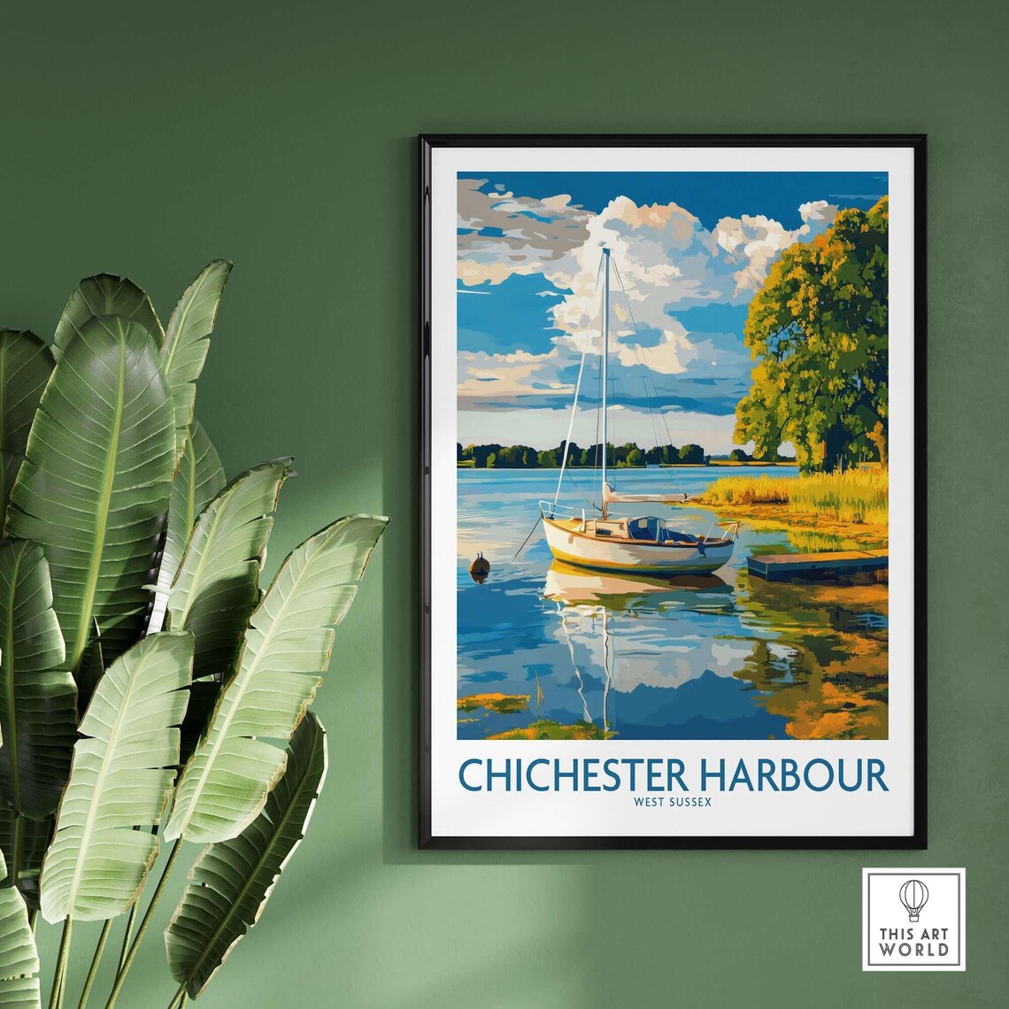 Chichester Harbour Poster, Chichester Decor - Image 2