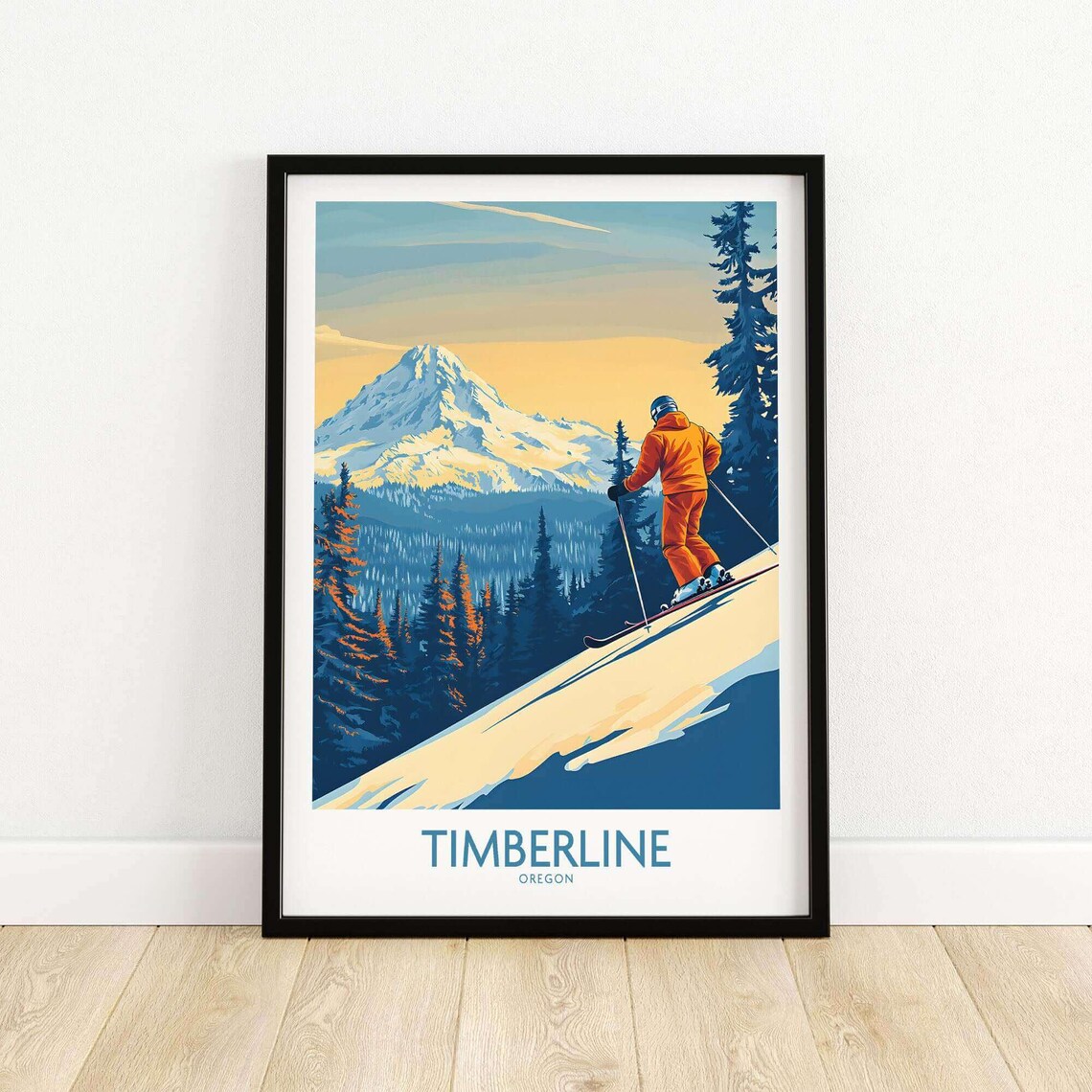 Timberline Ski Lodge, Ski Room Art Print - Image 5