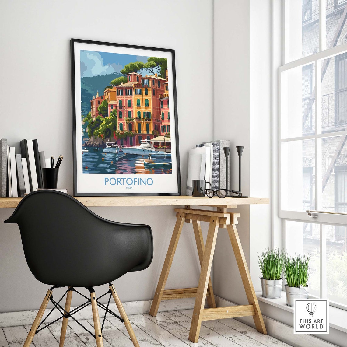 Portofino Print Beautiful Scenes Of Italys Seaside Town Vibrant Travel Decor Portofino Poster Italy Art Print Italian Riviera Gift - Image 4