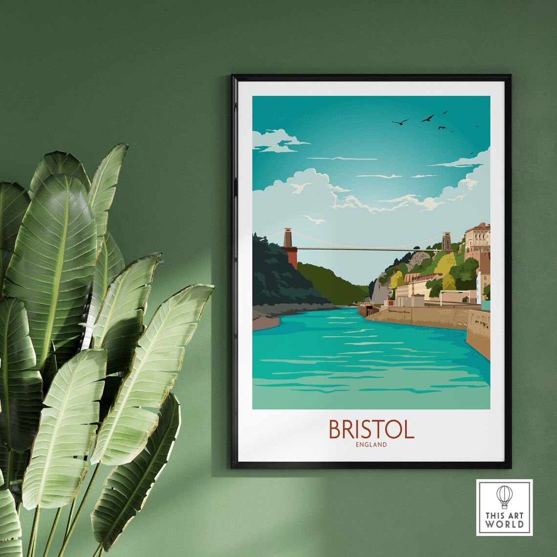 Bristol Bridge, Clifton Suspension Bridge Art Print - Image 3