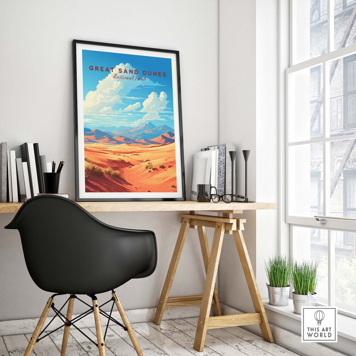 Great Sand Dunes National Park Travel Poster - Image 4