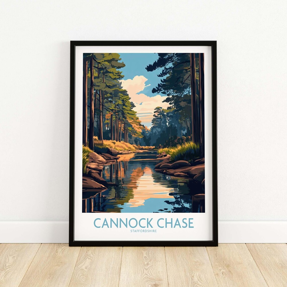 Cannock Chase, Staffordshire England Travel Poster - Image 5