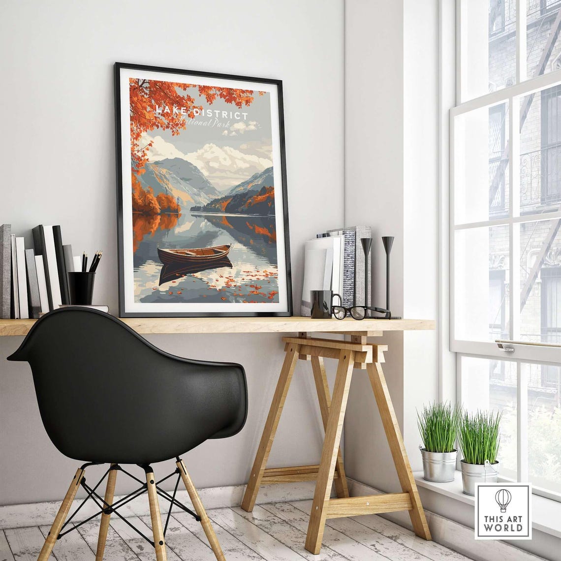 Lake District England - Vintage Travel Poster - Image 4