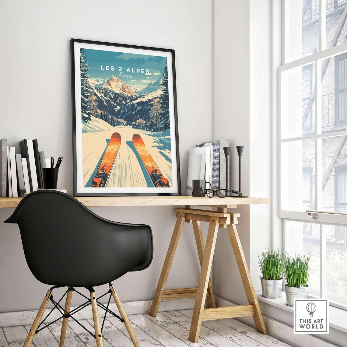 Les 2 Alpes, France Travel Poster - Image 4