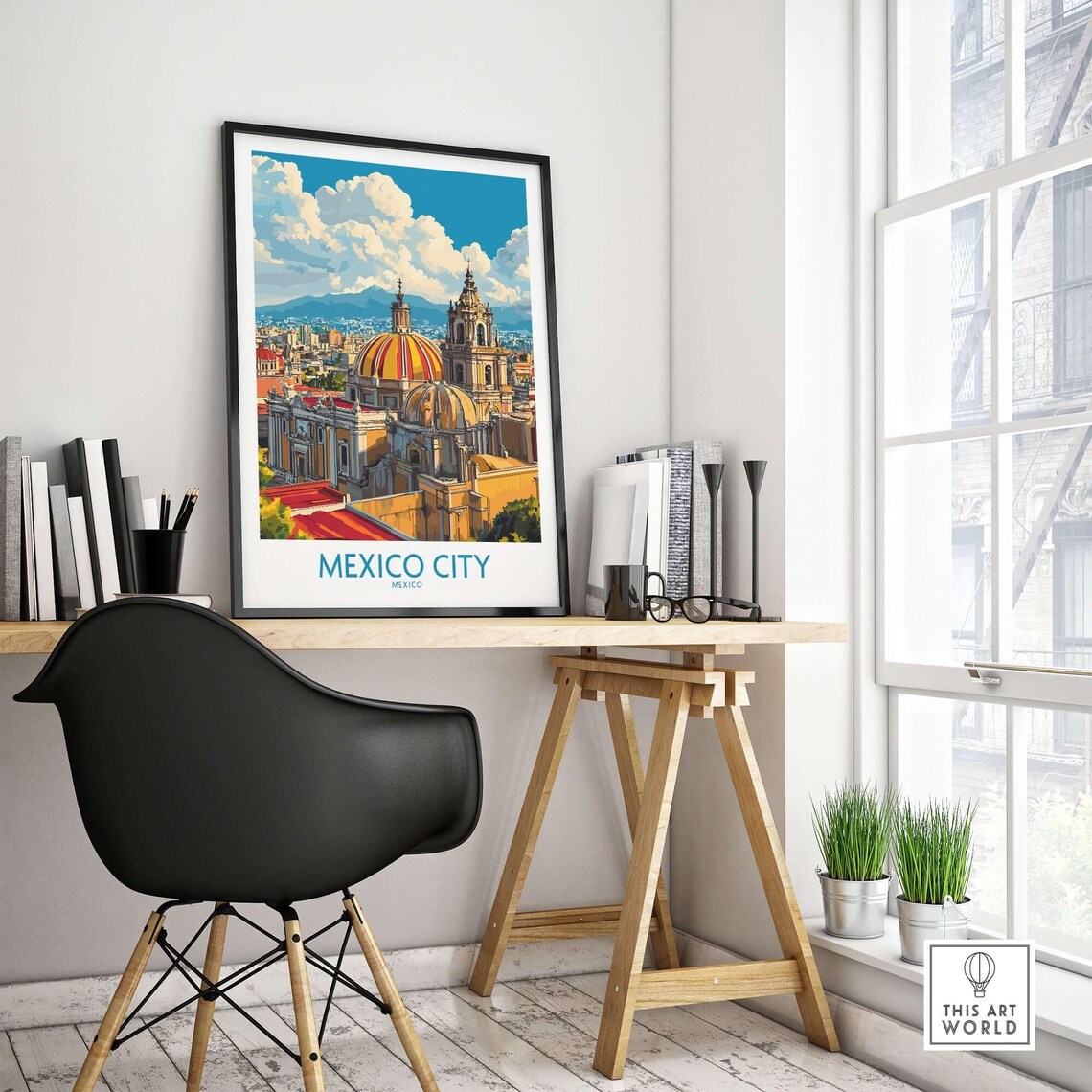 Mexico City Travel Poster, Home Decor Gift - Image 4