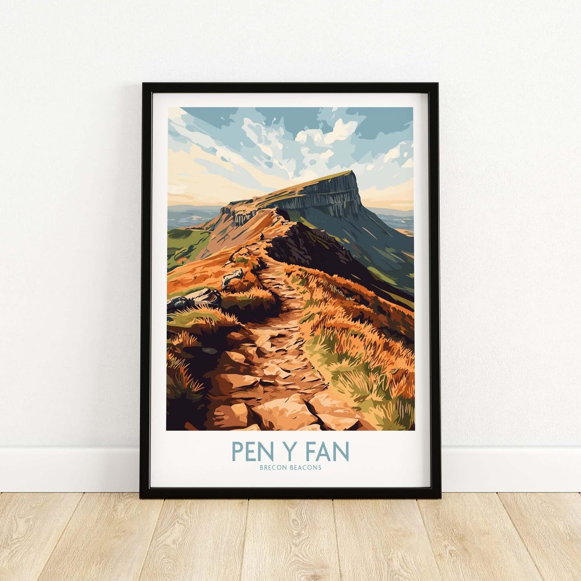 Pen Y Fan, Brecon Beacons Wales Travel Poster - Image 5