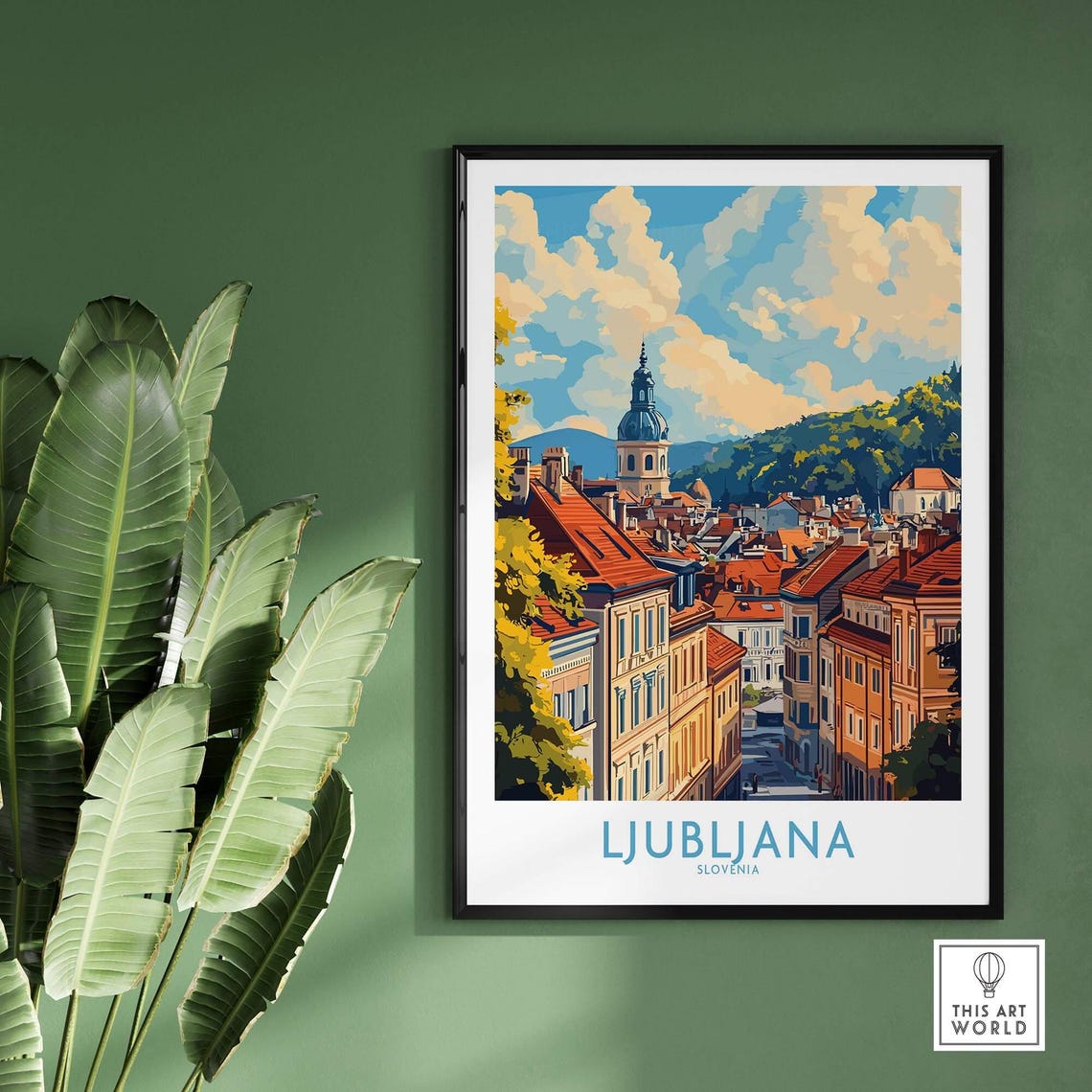 Ljubljana Travel Poster, Ljubljana Illustration - Image 2