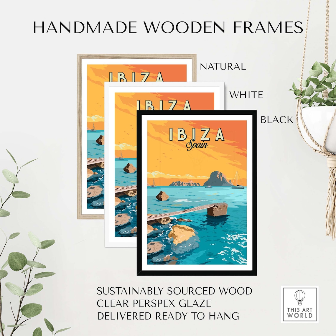 Ibiza Travel Poster, Spanish Island Decor - Image 2