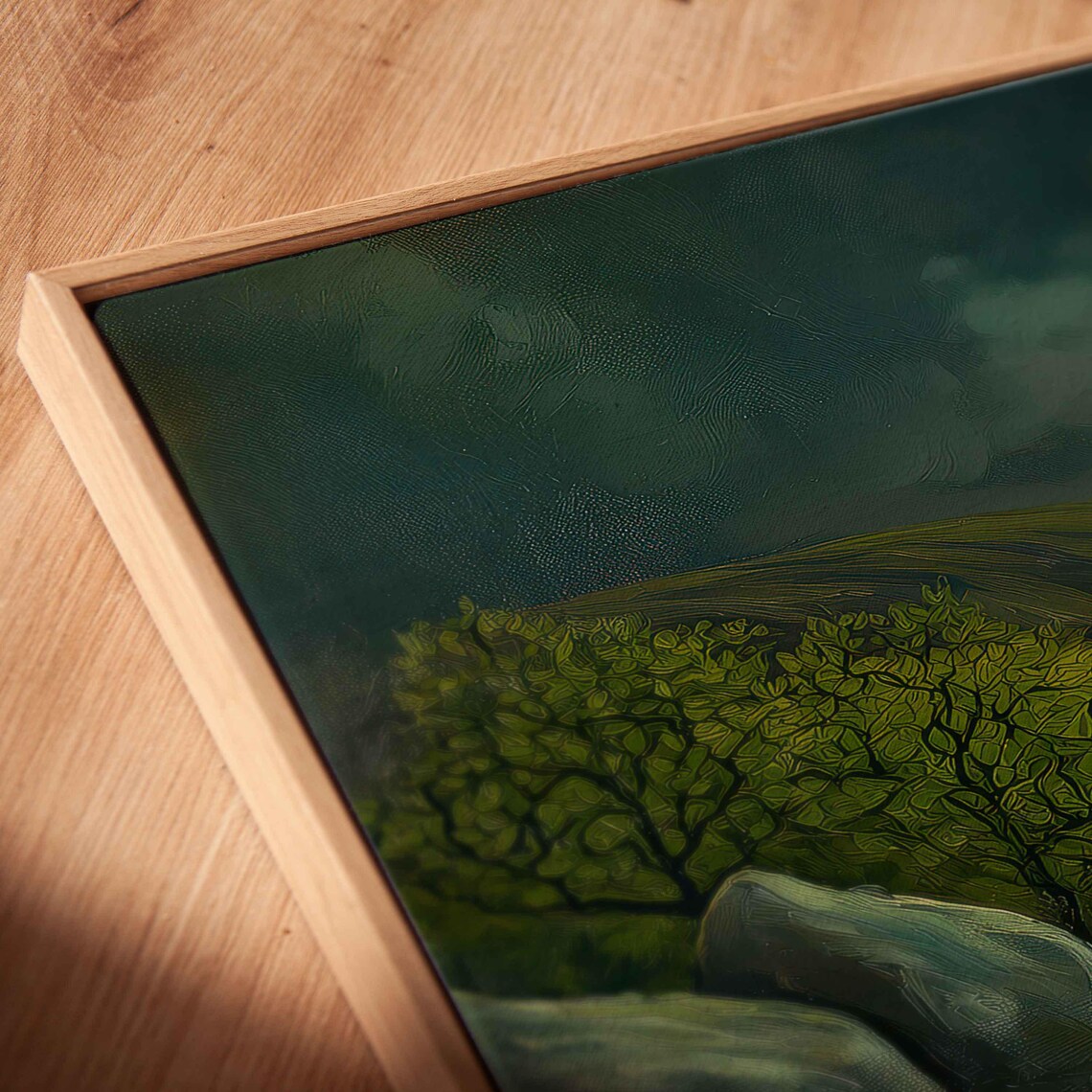 Highland Cows Panorama, Scottish Landscape Art Print - Image 2