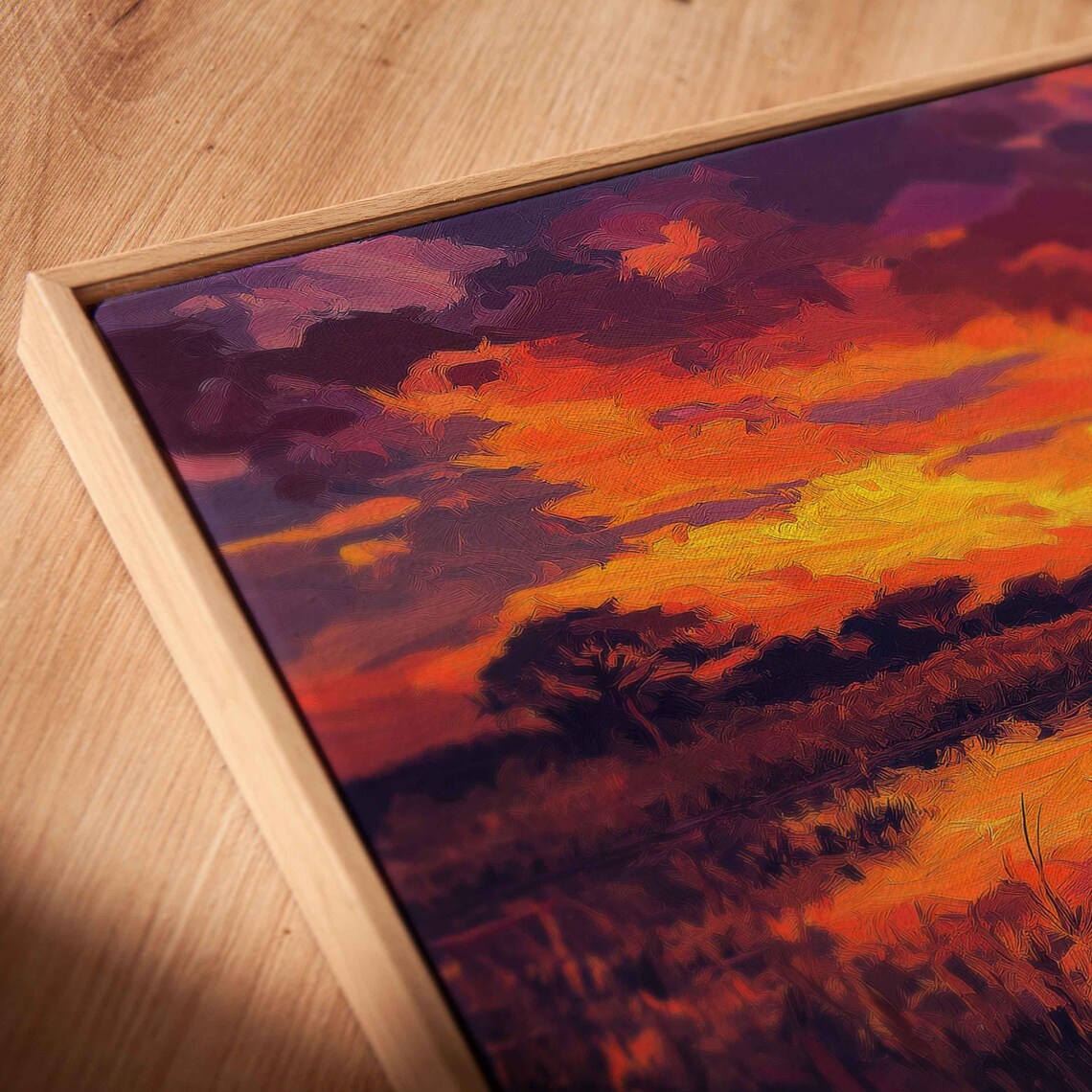 Majestic Lion Overlooking Savanna Art Print - Image 2