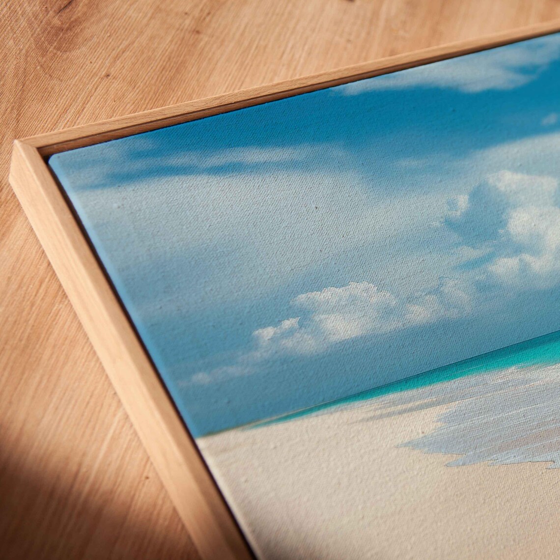 Tranquil Beach Scene, Soft Sand and Gentle Waves - Image 2