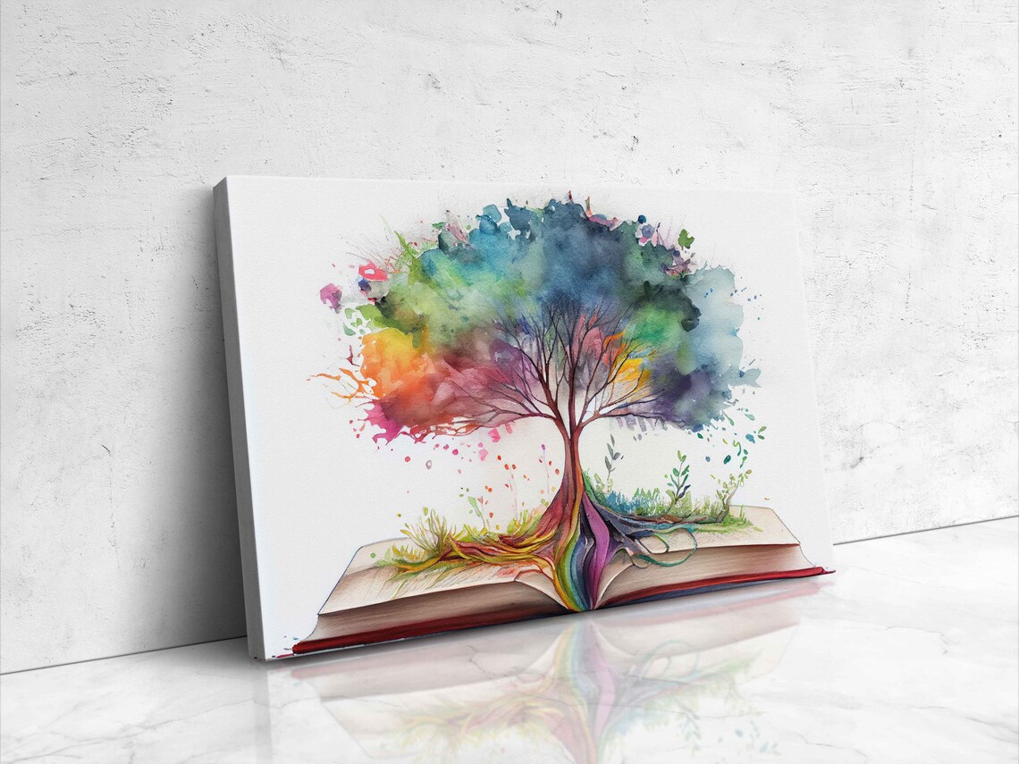 Tree Of Knowledge - Watercolor Art - Image 4
