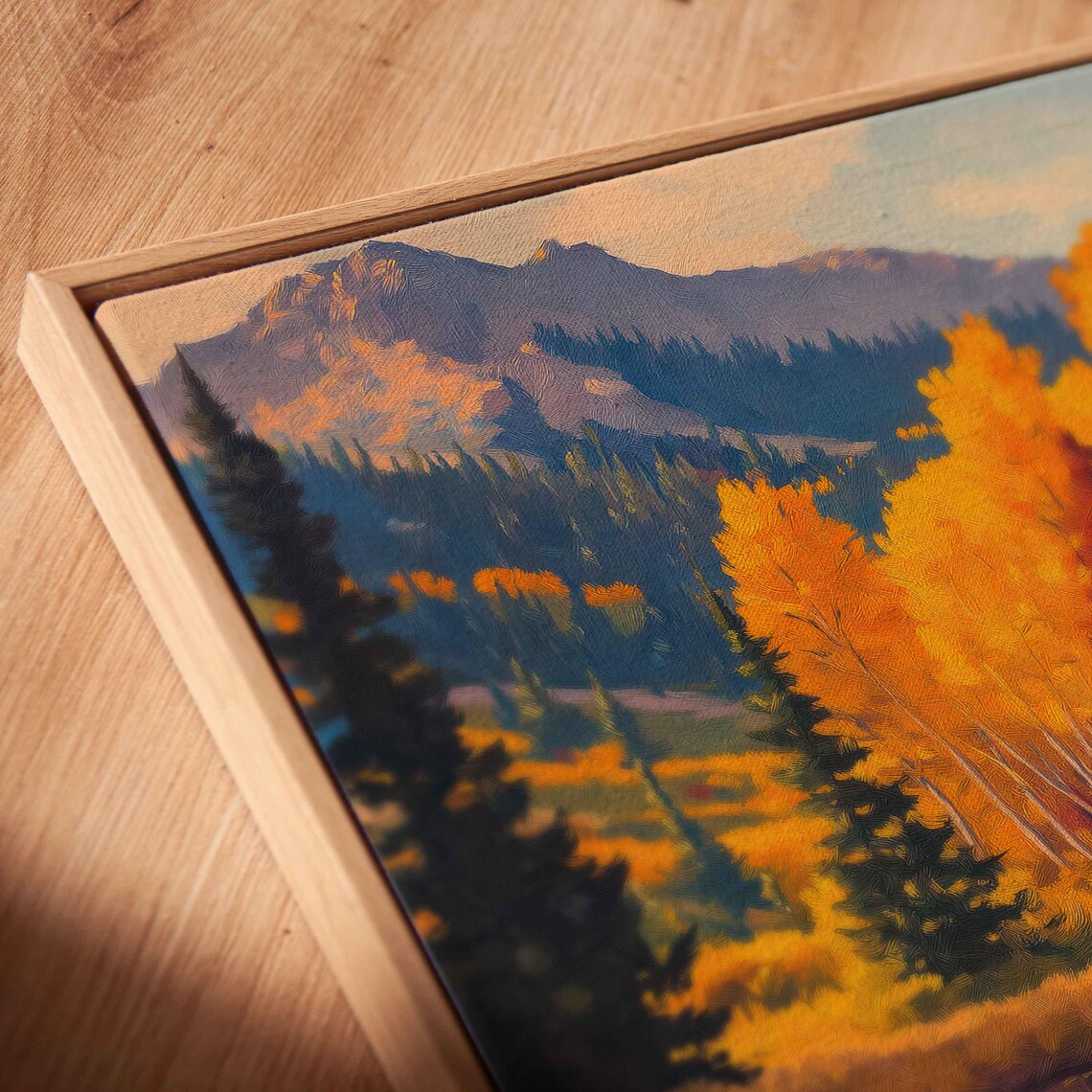 Autumn Colors Around Mirror Lake Art Print - Image 2