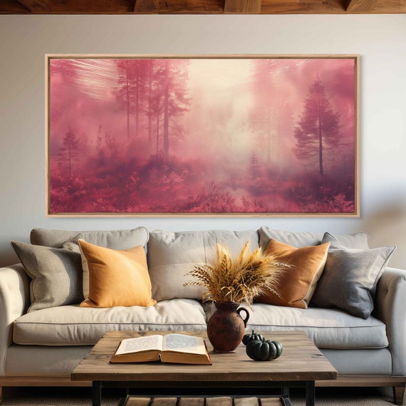 Underwater Enviroment Perspective Of A Lake Wall Art Print Aquatic Habitat Lake Foliage Impressionist Wall Art Ready To Hang