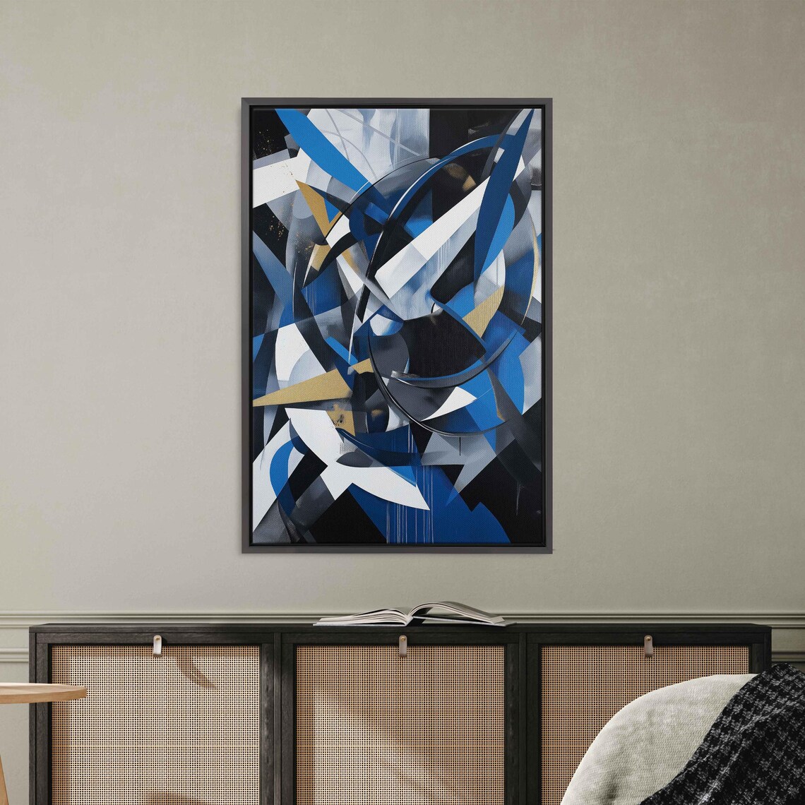 Abstract Acrylic Painting, Wall Art Print