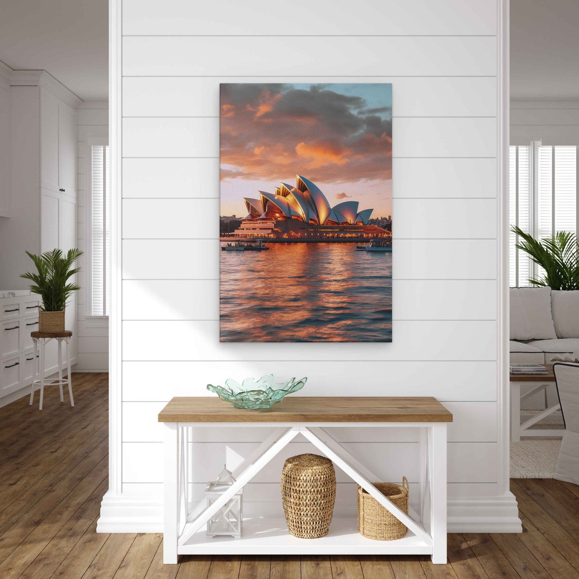 Sydney Opera House Sunset Harbor Glow Australia Travel Poster - Image 3