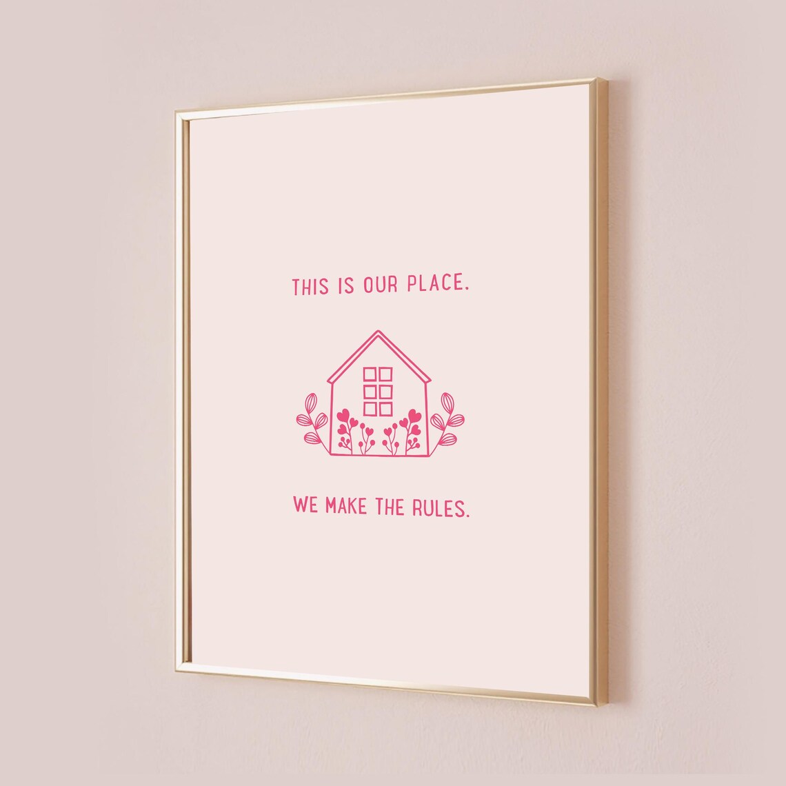 This Is Our Place Taylor Poster Quote Art Print