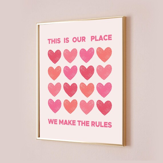 This Is Our Place Taylor Quote Poster Print