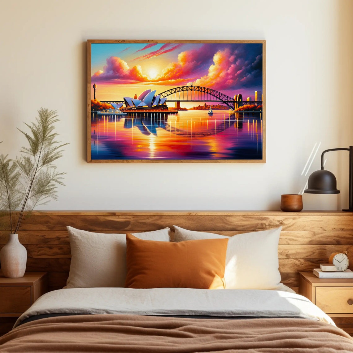 Sydney Harbour Sunset With Opera House and Harbour Bridge Poster - Image 4