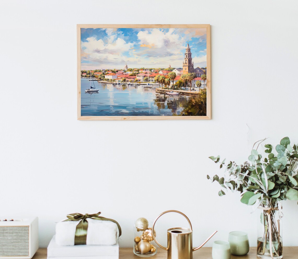 St Augustine Florida Travel Poster, Living Room Decor - Image 5