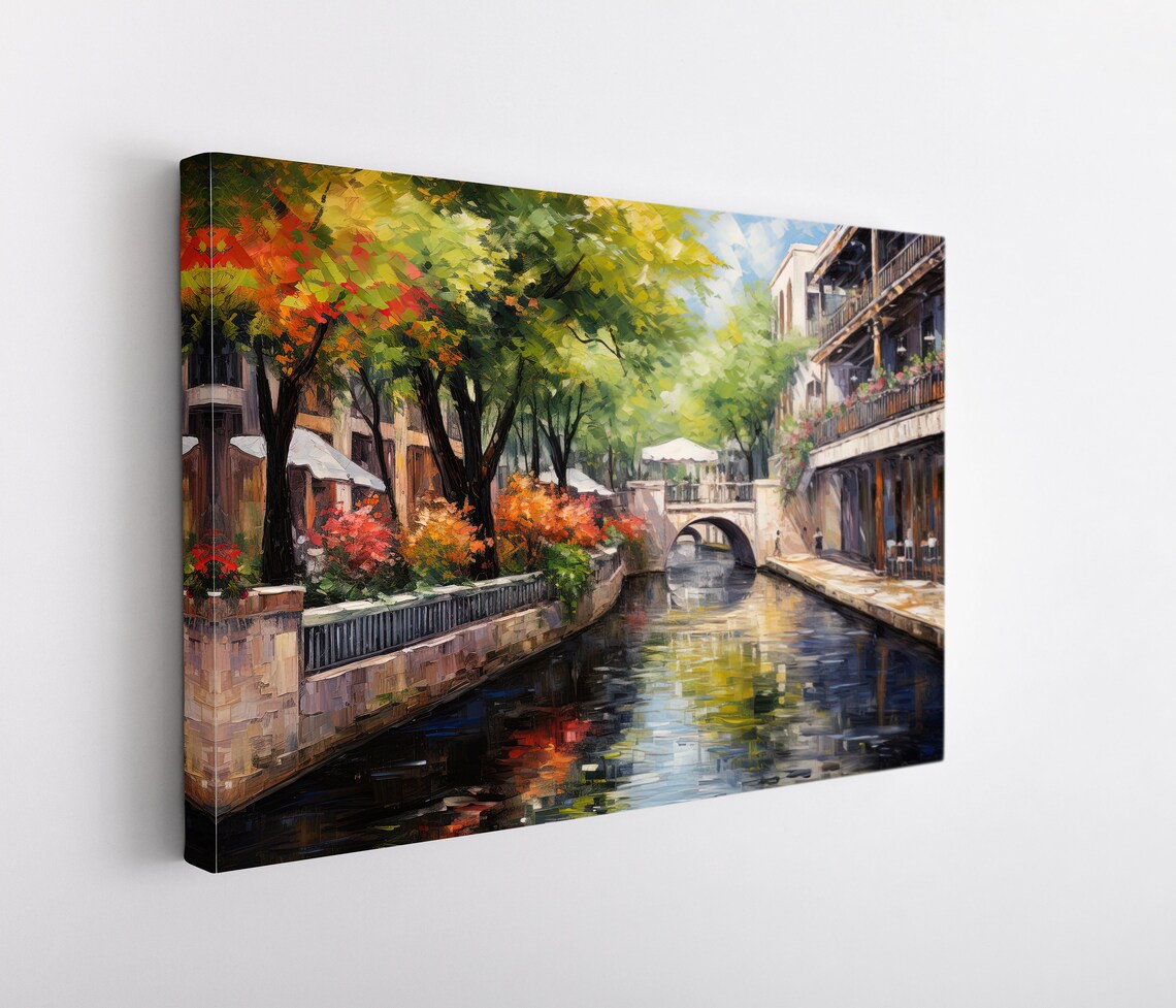 San Antonio Texas Large Print San Antonio Wall Art San Antonio Poster San Antonio Painting San Antonio Print Usa Texas Art - Image 5