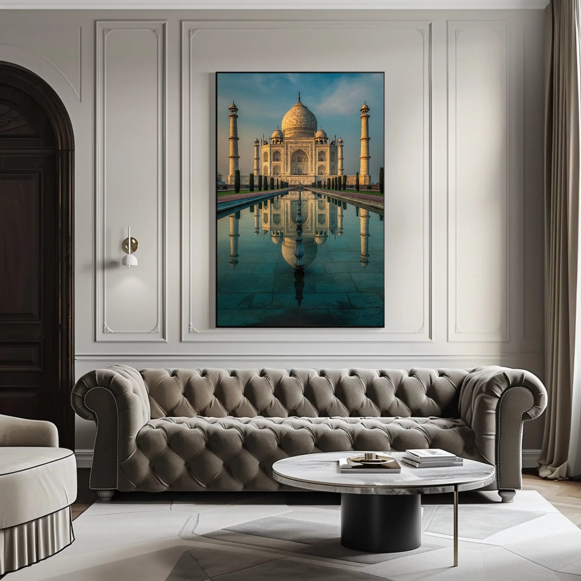 Taj Mahal At Sunrise With Reflection Pool India Photo Poster - Image 5