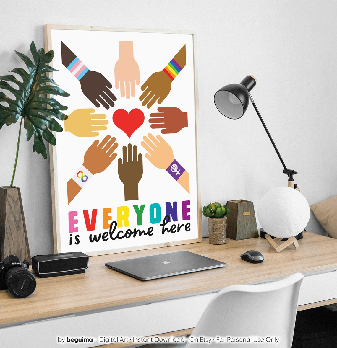 Equality Prints Diversity Classroom Decor Art Print - Image 3