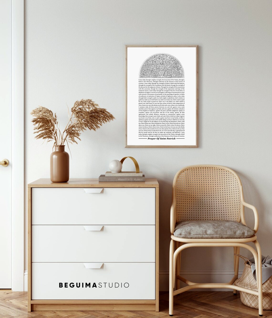 Prayer Of St Patrick, Christian Wall Art Print - Image 2